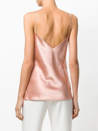 Shop Galvan V-neck Camisole In Neutrals