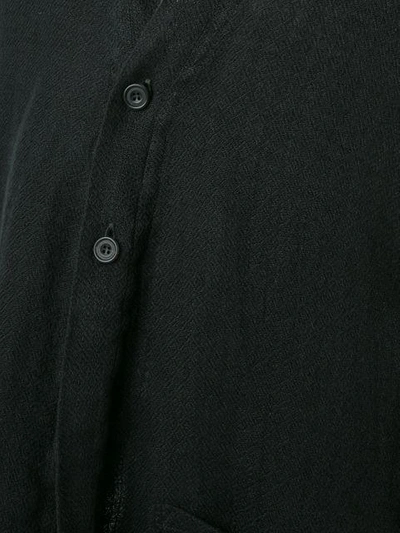 Shop Horisaki Design & Handel Long Buttoned Robe - Black