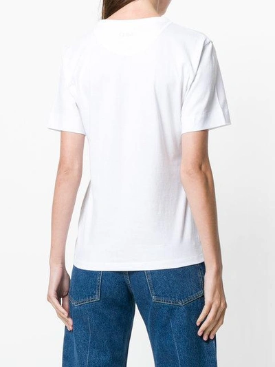 Shop Chloé Printed T-shirt - White