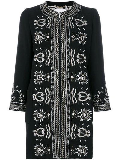 Shop Bazar Deluxe Embroidered Jacket - Black