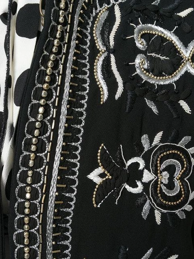 Shop Bazar Deluxe Embroidered Jacket - Black