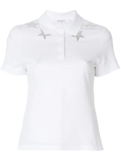 Shop Givenchy Mirrored Star Polo Shirt