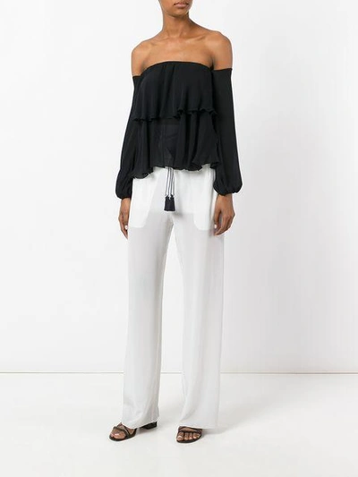 Shop Antonia Zander Daimahose Trousers In White