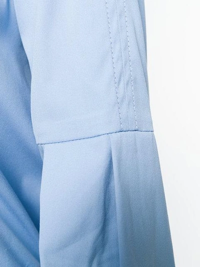 Shop Fabiana Filippi Classic Long Sleeved Shirt - Blue