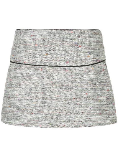 Shop Georgia Alice Tarot Mini Skirt In Grey