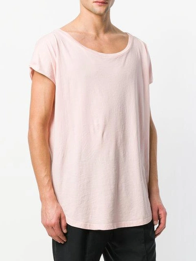 Faith Connexion Ny Boat Neck T-shirt In Pink