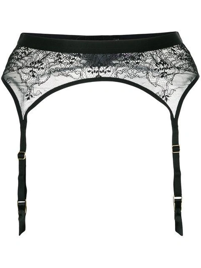 Shop Maison Close Garter Suspender Belt In Black