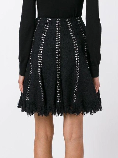 Shop Alexander Wang Ring Pierced Skirt - Black