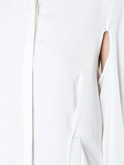 Shop Eckhaus Latta Duster Dress - White