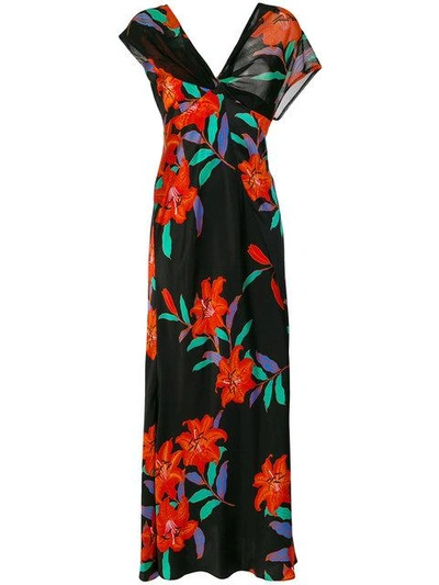 Shop Diane Von Furstenberg Knotted Front Empire Dress