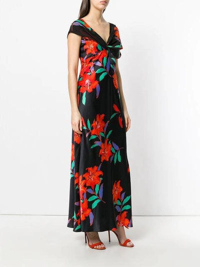Shop Diane Von Furstenberg Knotted Front Empire Dress