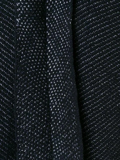 Shop Stella Mccartney Asymmetric Knit Skirt In Black