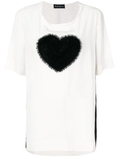 tulle heart T-shirt