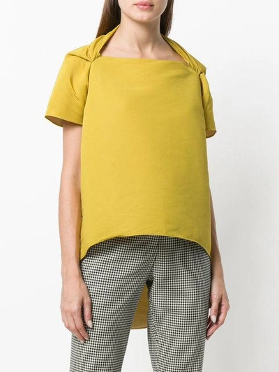 asymmetric boxy blouse