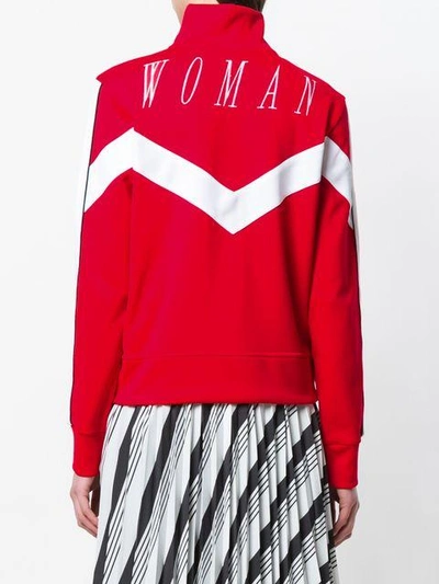 Shop Off-white Technical Track Jacket In Red