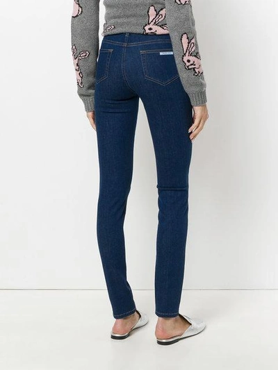 Shop Prada High-rise Skinny Jeans - Blue