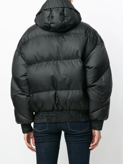 Shop Ienki Ienki Rounded Quilted Puffer Jacket In Black