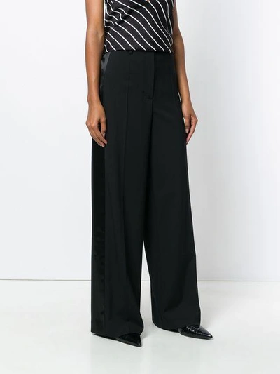 Shop Lanvin Tailored Trousers In Black