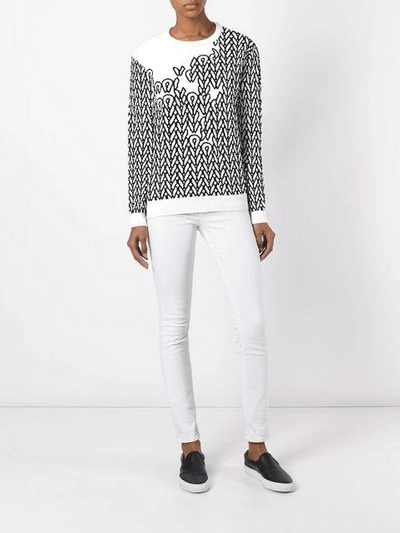 Shop Opening Ceremony Umd X  Crew Jumper - White