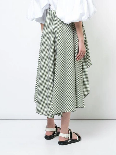 Shop Caroline Constas Adelle Skirt In Military