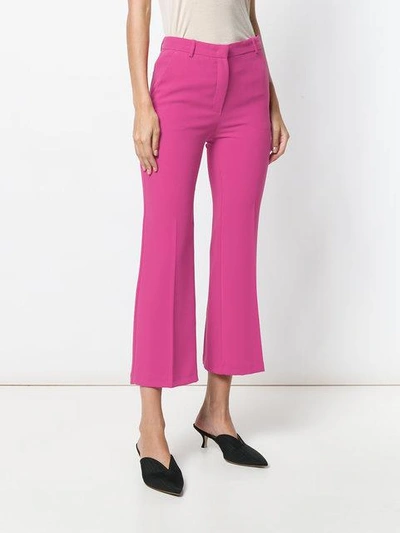 Shop Pinko Cropped Flare Trousers