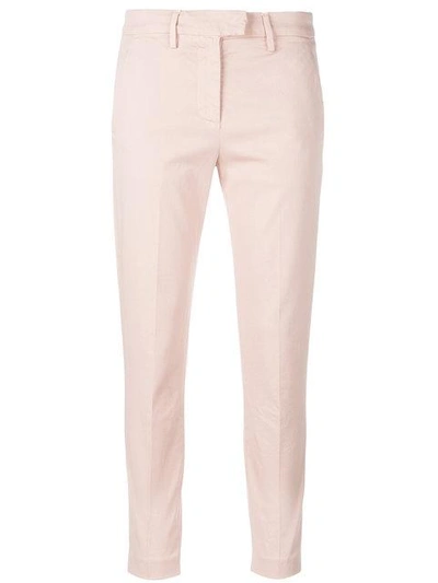 Shop Dondup Slim-fit Trousers In Pink