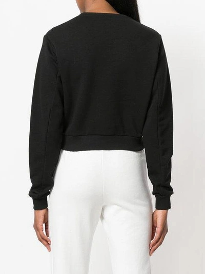 Shop Chiara Ferragni Logo Sweatshirt - Black
