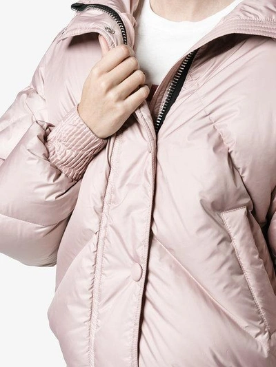 Shop Ienki Ienki Pink Dunlope Puffer Jacket With Hood
