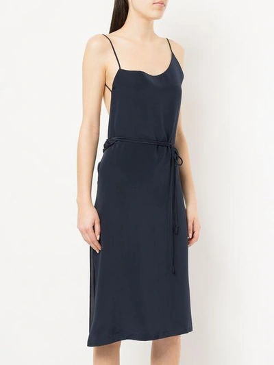Shop Kacey Devlin Asymmetrical Wrap Dress - Blue