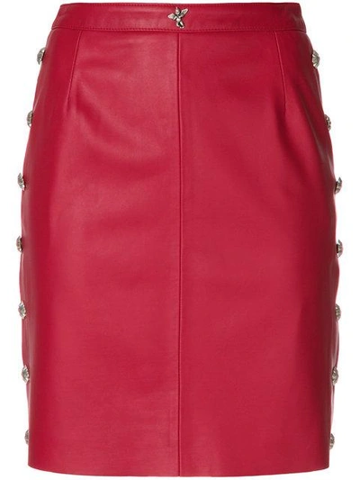 Shop John Richmond Fitted Mini Skirt