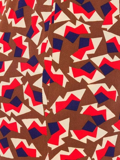 Shop Marni Printed Wide In Multicolour