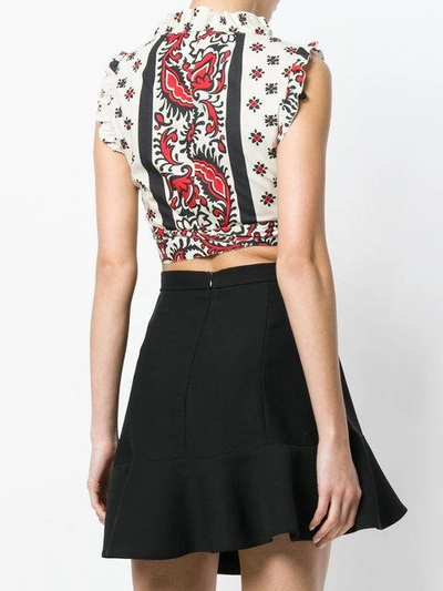 Shop Red Valentino Sleeveless Cropped Top