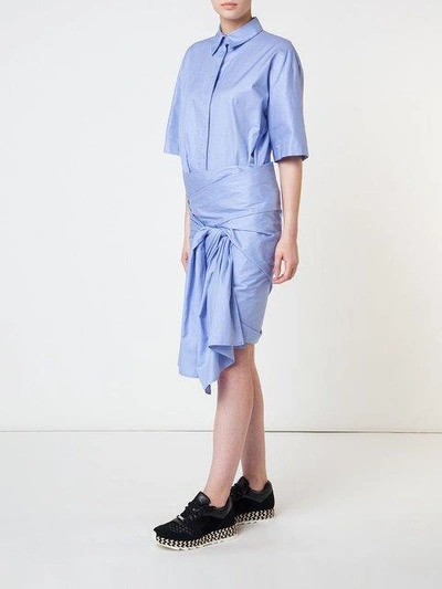 Shop Stella Mccartney 'martine' Dress In Blue