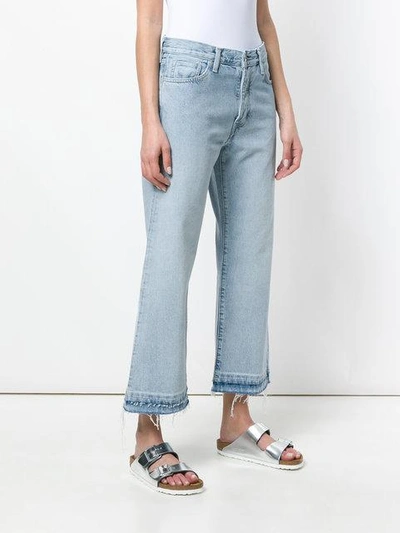 Shop Levi's : Made & Crafted Cropped Denim Culottes - Blue