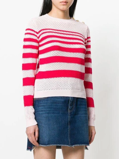 striped knit jumper