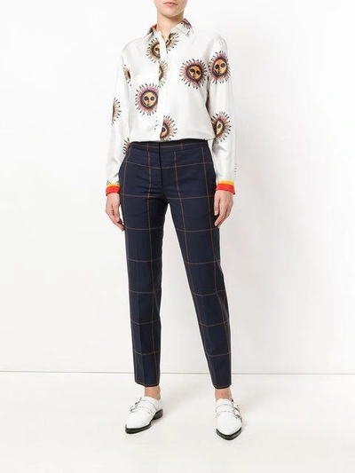 Shop Paul Smith Signature Printed Shirt In White