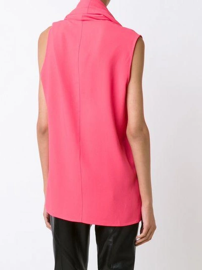 Haider Ackermann Open Shawl Lapel Top - Pink In Pink