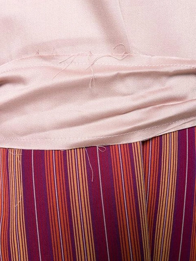 Shop Daniela Pancheri Bow Waist Detail Dress - Pink & Purple