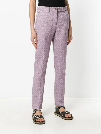 Shop Damir Doma Paiva Trousers - Pink & Purple