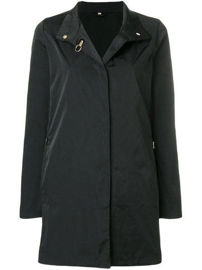 Shop Fay Long Sleeved Trench In Black