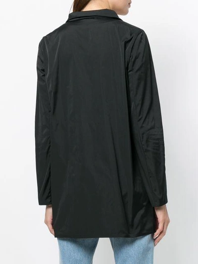 Shop Fay Long Sleeved Trench In Black