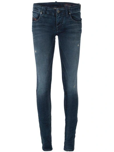 Shop Diesel Skinny Jeans - Blue