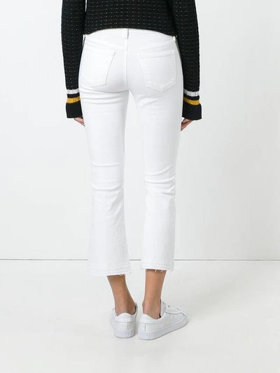 J Brand Cropped Jeans In White