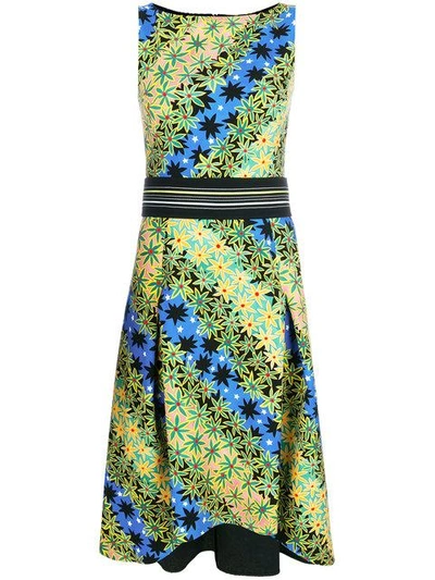 Shop Peter Pilotto Floral Print Dress In Multicolour