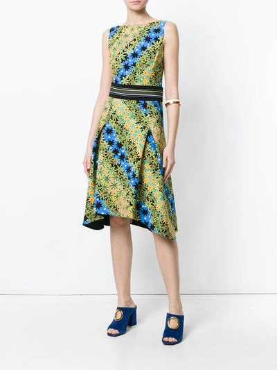 Shop Peter Pilotto Floral Print Dress In Multicolour