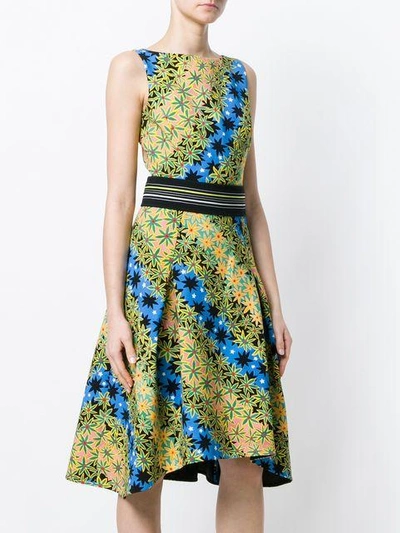 Shop Peter Pilotto Floral Print Dress In Multicolour