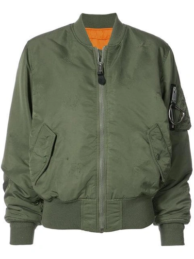 Shop Alyx 1999 Eternal Bomber Jacket In Green