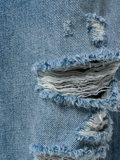 Shop Ben Taverniti Unravel Project Baggy Boyfriend Jeans In Blue