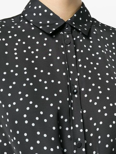 polk dotted blouse