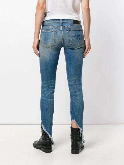 Shop R13 Slim Distressed Jeans - Blue